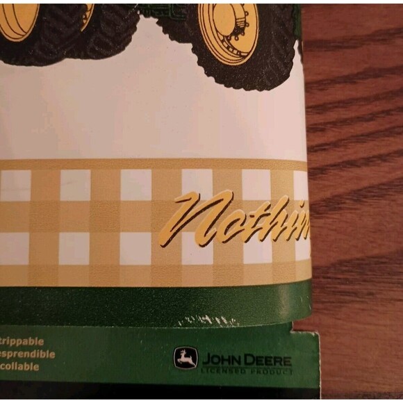 John Deere Wallpaper Border Yellow Green Tractor Nothing Runs Like a Deere - Picture 8 of 12